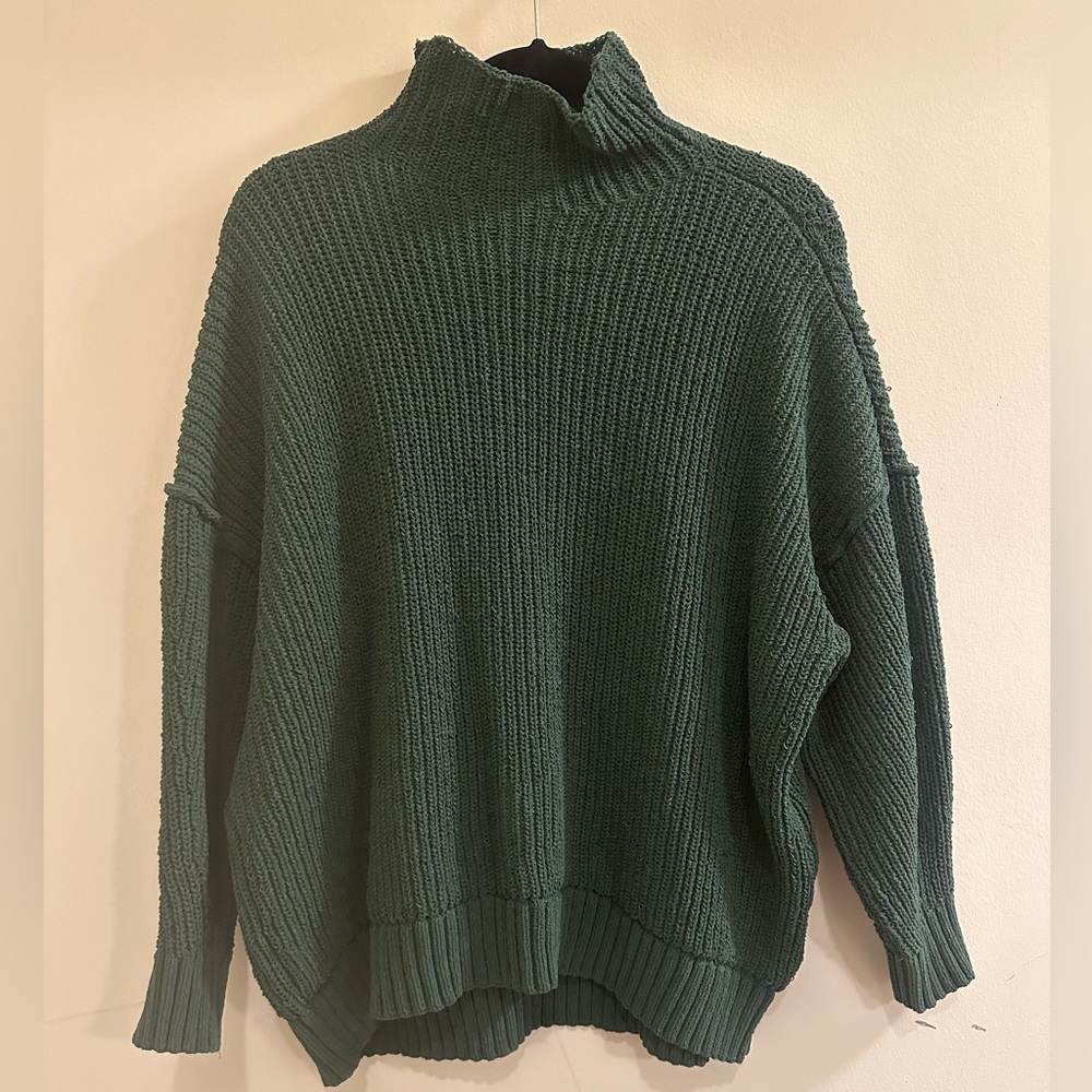 Aerie Oversized Turtleneck Sweater | S